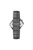 DZ2229 Men's D-Rush Wristwatch, 42mm Gunmetal Stainless Steel Bracelet, Gray Brushed Dial, 3-Hand Movement