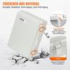 Outdoor Electrical Junction Box, 16.93 x 12.99 x 7.09 in, ABS Plastic Electrical Enclosure Box with Hinged Cover Stainless Steel Latch, IP67 Dustproof