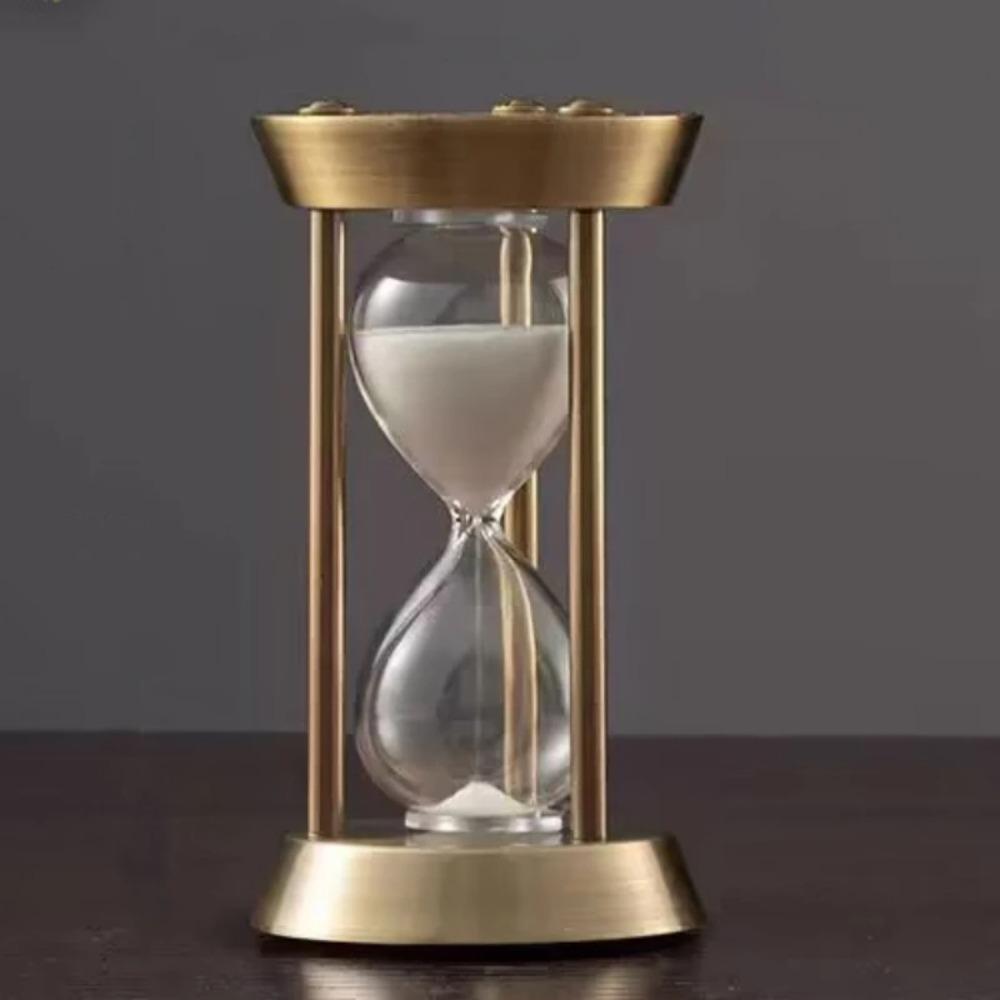 15 Minute Retro Metal Artizanal Clepsidră Pendul Aranjament Birou Acasă Ornament Cronometru Nisip Clepsidră Decorațiune
