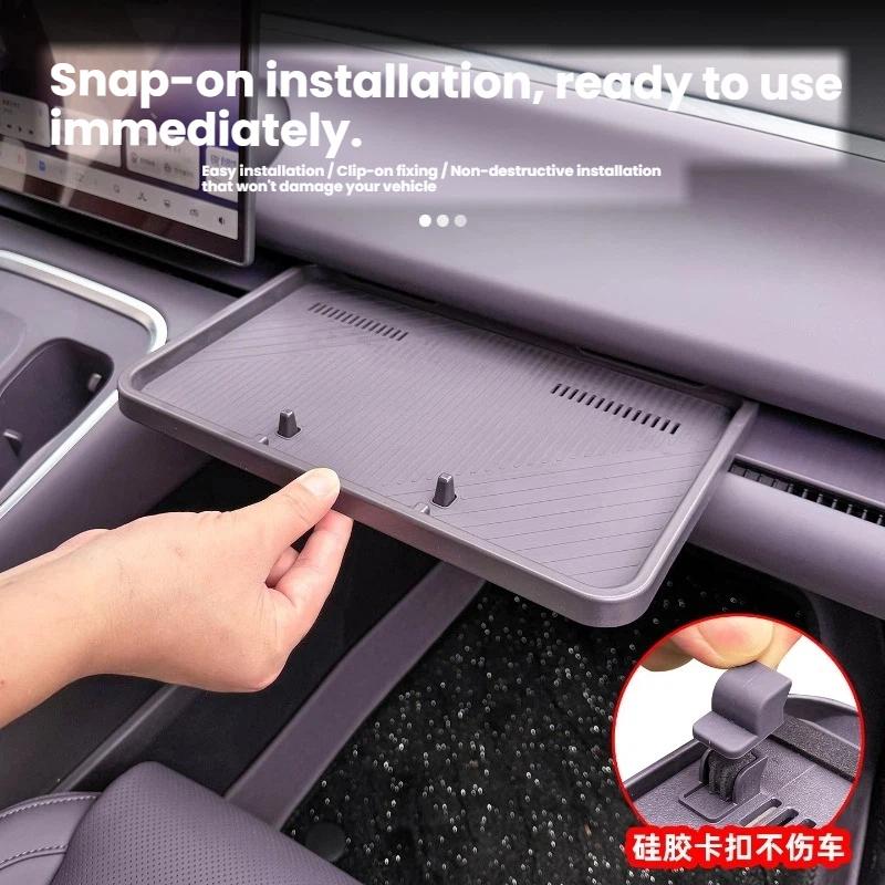 For LEAPMOTOR C16 C10 Multi Functional Small Table Board Passenger Center Console Storage Box Interior Accessories Supplies