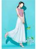 Add Pockets: Ice Silk Chiffon Wide-Leg High-Waist Slimming Plus Size Pants for Summer
