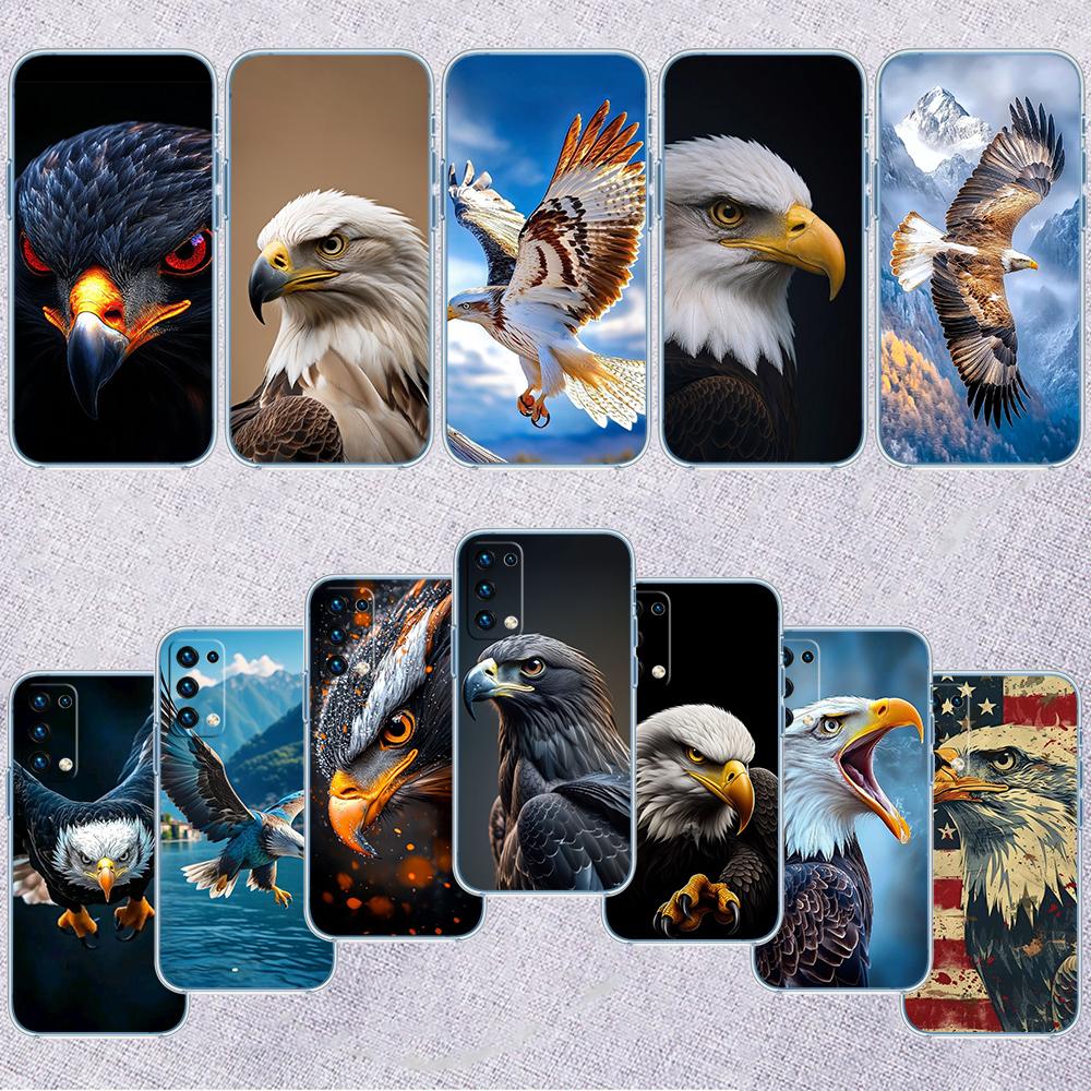RP36 Hawk Eagle Transparent Phone Case for Motorola Moto Edge 20 30 40 50 S30 Fusion Ultra Pro Neo Lite + G200 G23