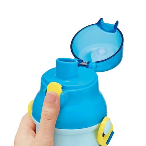 Skater Children's Water Bottle, 480ml, Direct Drinking, Plastic, One-Touch Operation, Dishwasher Safe, Made in Japan, Paw Patrol 25, Boys', PSB5SANAG-