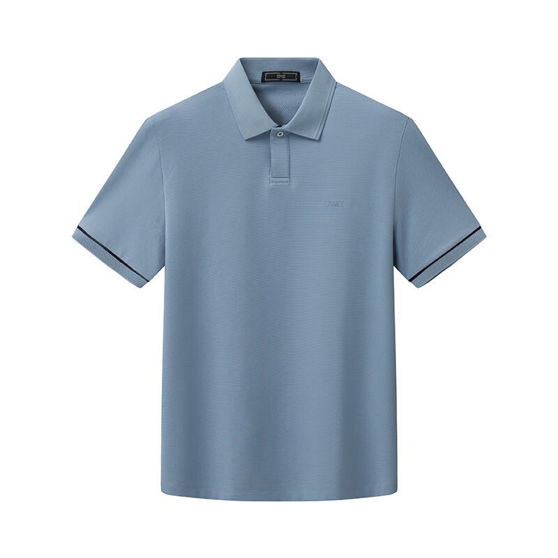 

EMZ Men s Ice Silk Breathable Solid Short Sleeve Polo Shirt 2XL (54)