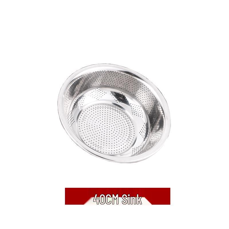 Stainless Steel Basin, Large/Extra-Large: Ideal for Washing Vegetables, Mixing Dough, or Bathing.