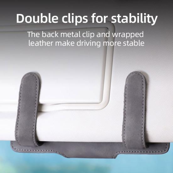 Magnetic Sunglasses Holder for Car Glasses Holder Car Visor Suede Eyeglasses Holder Glasses