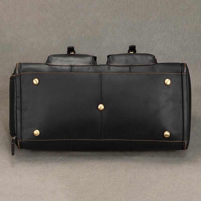 Large Men's Duffle Bag Genuine Leather Travel Bags For Men Male Handbags Weekender Suit Bag On Luggage Luxury Handbag For Suits