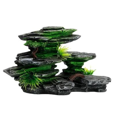 Vrak shnilého vědra, potopené dřevo, garnátový dům, úkryt, řemesla z pryskyřice, dekorace akvárií, úprava akvária