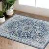 Vintage Indoor Rug for Entryway,Low Pile Washable Area Rug with Non Slip Backing, Small Entry Door Mat for Insides House,