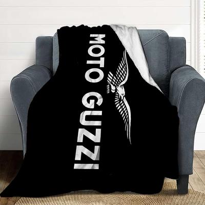 Moto Guzzi Flannel Blanket Throw Blanket Soft Warm Sofa Bed Camping Home Decor Unique Christmas Gift C92634