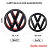 For Volkswagen Car Front Grill Badge Trunk Lid Cover Replacement Accessories 137mm X 110mm For Volkswagen VW 2009-2013 MK6 Golf6