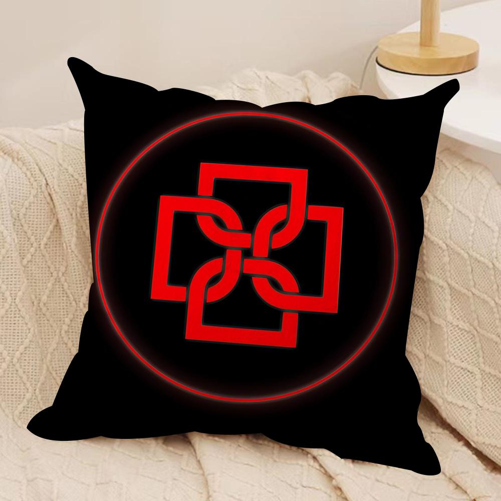 Male Singer Duki Cushion Cover Silky Short Plush DoubleSided Printed Pillow Case for Sofa All Seasons Home Decor Gift