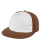Chaebteo Standard 5-Panel Two-Tone Washing Ball Cap-Brown
