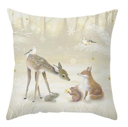 45Cm Christmas Pillowcase Cushion Cover Christmas Decorations For Home Christmas Ornament Gift Happy New Year