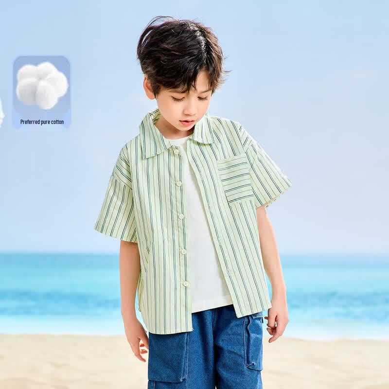 

Montagut Boy s Short Sleeve Vacation Shirt 120