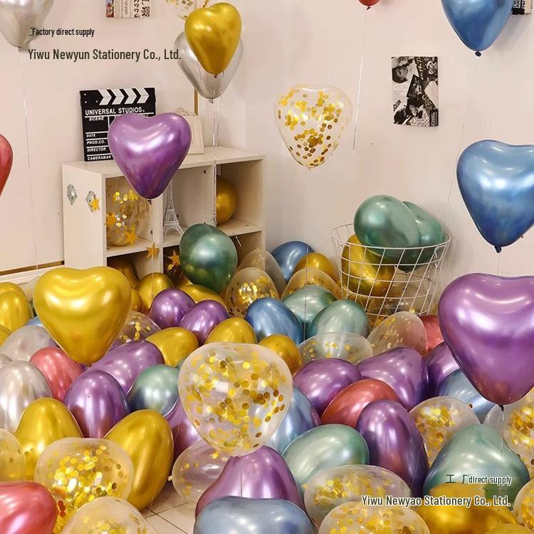 Herzförmige Ballons: Perfekt für Hochzeiten, Valentinstag, Heiratsanträge, Verlobungen und Geburtstagsdekorationen