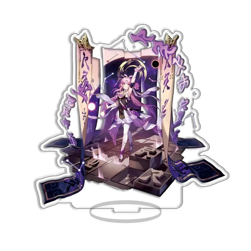 Mezzanine, Milk Tea Acrylic Standing Card, Ornament Game Merchandise 15Cm Desktop Decoration