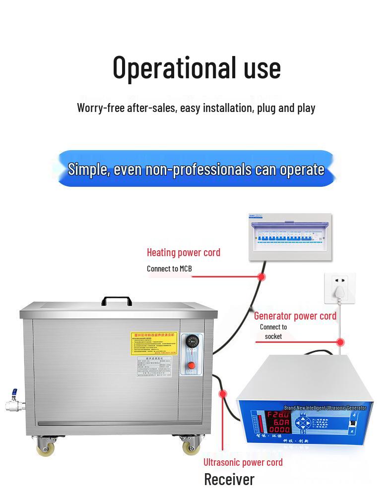 Large Ultrasonic Cleaner for Lab and Industrial Parts