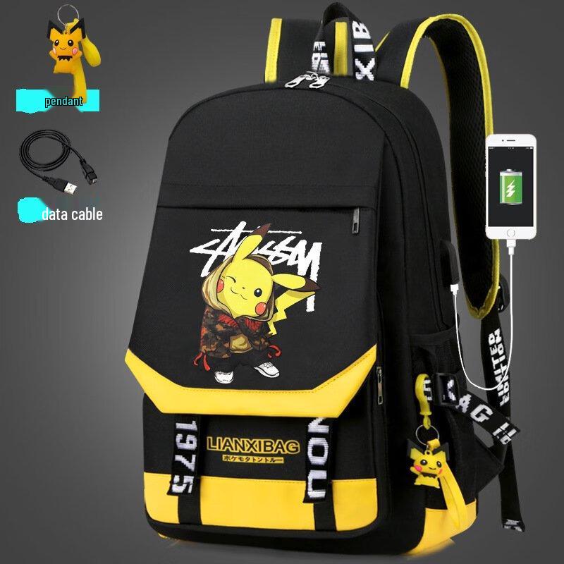 Li Shen Boys Lightweight Blinking Eye Backpack
