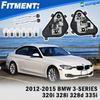 1Pair Tail Lights Bulb Socket Panel & Plug Connector Harness & Six Bulbs For 2012-2015 BMW 3 Series 320I 328I 328D 335I Replaces 63217313043