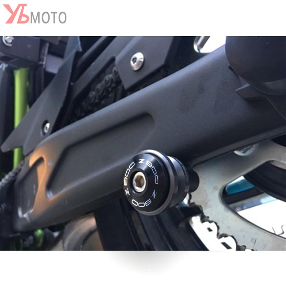 Motorcycle Accessories For Kawasaki Z900 Z 900 2017-    Frame Stand Screws Slider Swingarm Spools
