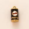 18K Gold Retention Stainless Steel Mushroom Pendant for DIY Accessories