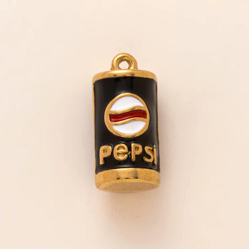 18K Gold Retention Stainless Steel Mushroom Pendant for DIY Accessories