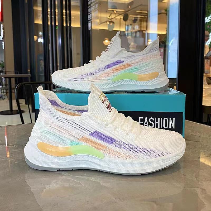 

2025 новые весенне-летние повседневные спортивные туфли из хлопчатобумажной ткани, легкие и дышащие сетчатые туфли, универсальные студенческие повседневные туфли с мягкой нескользящей подошвой 36