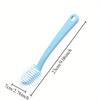 Household Plastic Five Sided Shoe Brush 1/2Pcs Double Sided Ring Type Gap Cleaner Multifunctional Bathroom Cleaning Brush