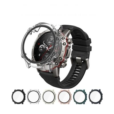 Glass + Protective Case For Amazfit Falcon A2029 All-around Bumper Cover Watch Accessories