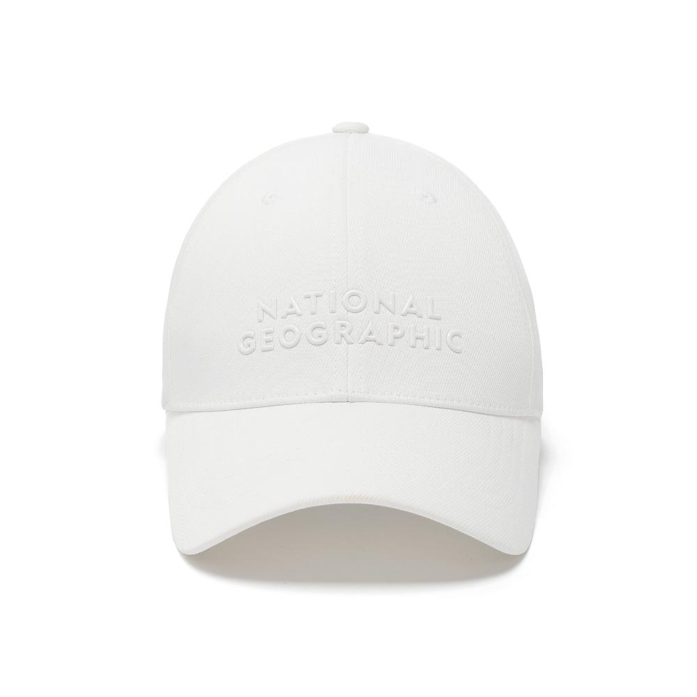 NATIONALGEOGRAPHIC N245Aha520 High Frequency Logo Ball Cap White
