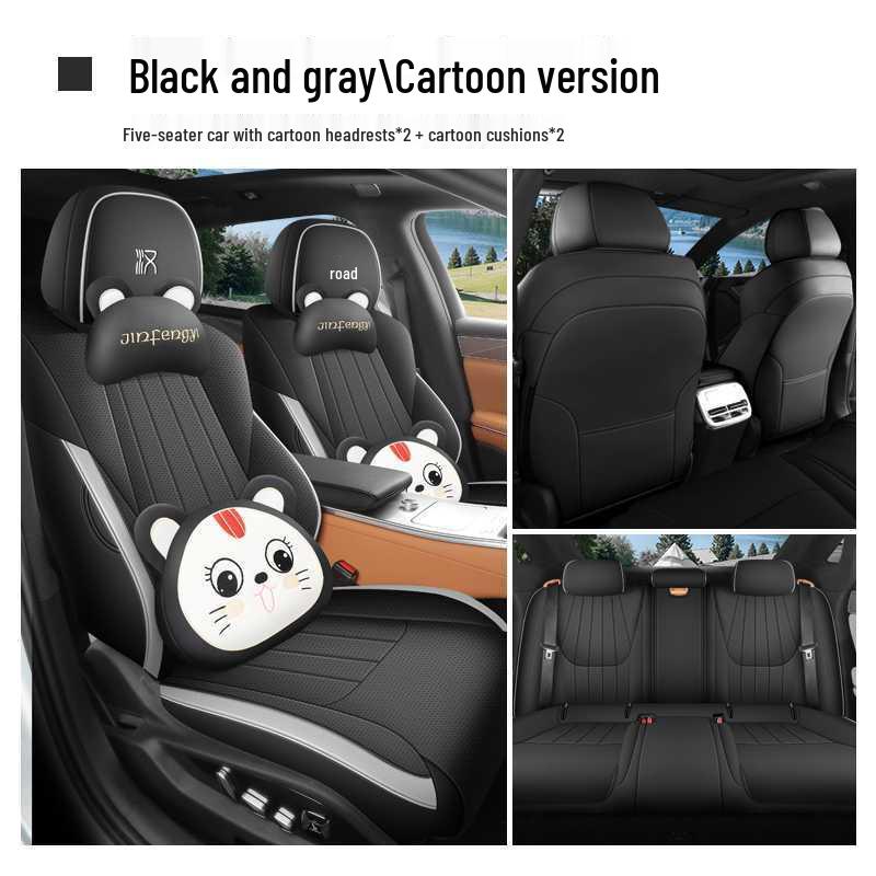 All-Season Leather Seat Covers for BYD Han L 2025 Model - Universal Fit