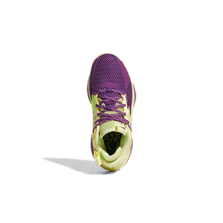Adidas D Lillard 8 Slip Resistant Abrasion Resistant Low top Performance Basketball Shoes Purple GY2906