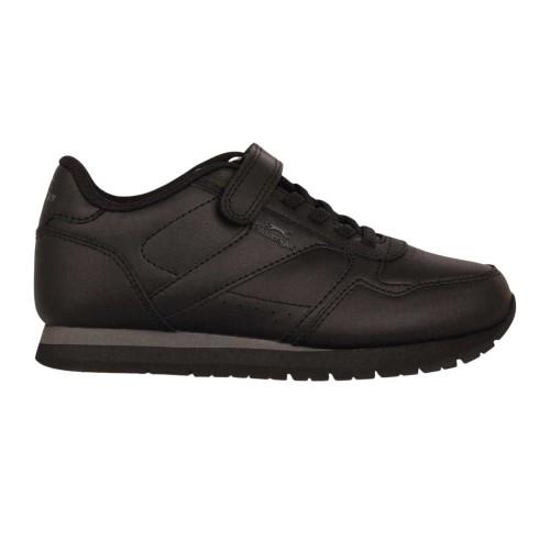 Slazenger Childrens/Kids Classic Coated Leather Touch Fastening Trainers