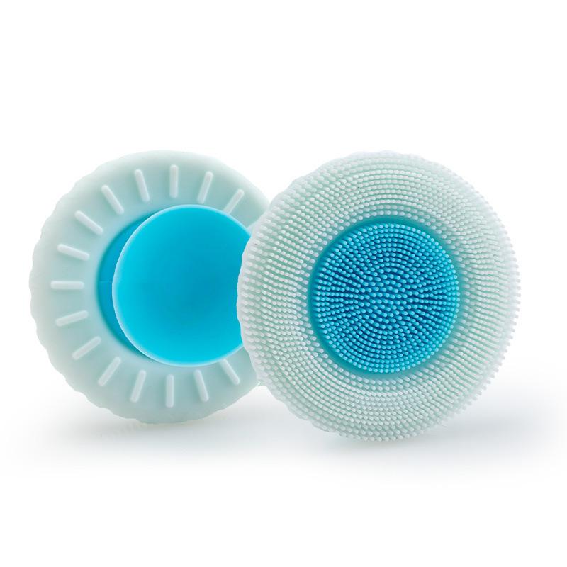 Silicone Facial Cleansing & Exfoliating Brush with Baby Bath & Massage Features