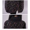 Loose Women's High Neck Floral Cotton Linen Dress