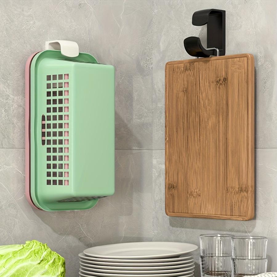 1pc Bathroom suction hook for basin, adhesive storage rack without drilling, ideal for hanging basins or organizing items