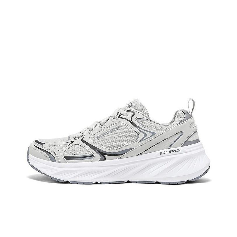 Skechers Men's Gray Edgeride Comfortable Durable Low-Top Casual Shoes Sneaker 232844-Gry Cm