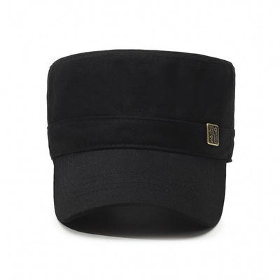 Men'S Spring And Summer Sun Hat Fashion Cap New Middle-Aged Men'S Hat Outdoor Flat Top Sun Hat