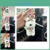 Soft Schnauzer Plush Keychain Cute Dog Backpack Accessory Gift For Kids