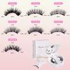 Nature Look 3D False Eyelash No Glue Invisible Magnetic Eyelashes Custom Logo Quantum Magnetic Lashes