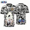 One Piece's Monkey D. Luffy graphic T-shirt Japanese anime football jersey Sports Dry Quickly Men's T-Shirt Kid's Clothing Tee