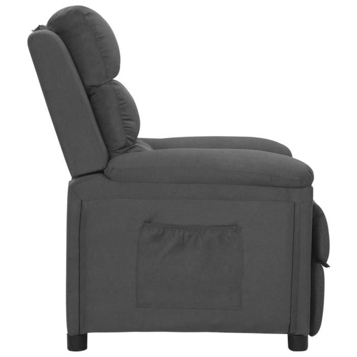 VidaXL Recliner Armchair Dark Grey Fabric 342340