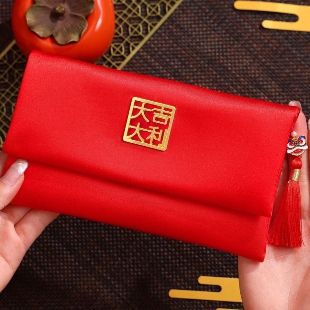 Chinese Style Wedding Money Pocket with Tassel 2026 Lucky Money Bag  Marriage Celebration