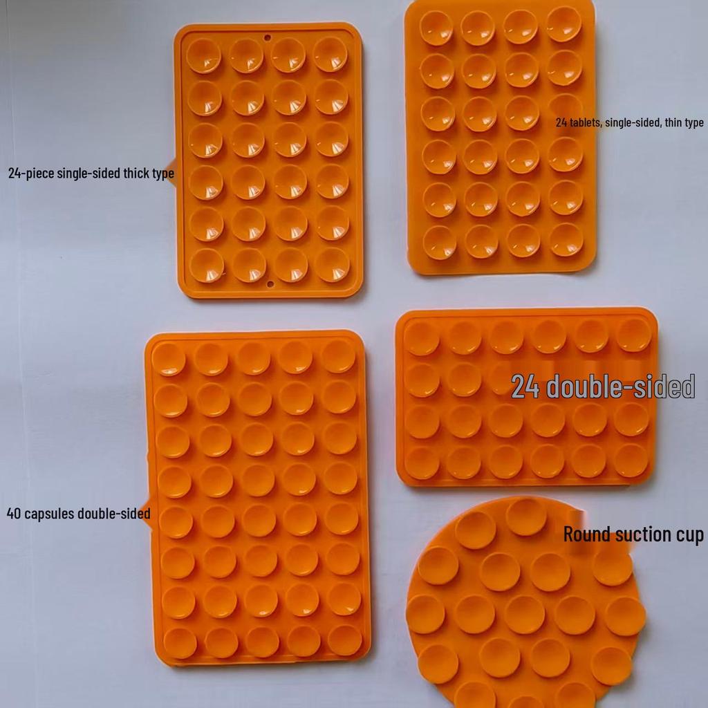 Double-Sided Silicone Mobile Phone Suction Cups - Available In 19, 24, 40, 48, 80 Pcs.