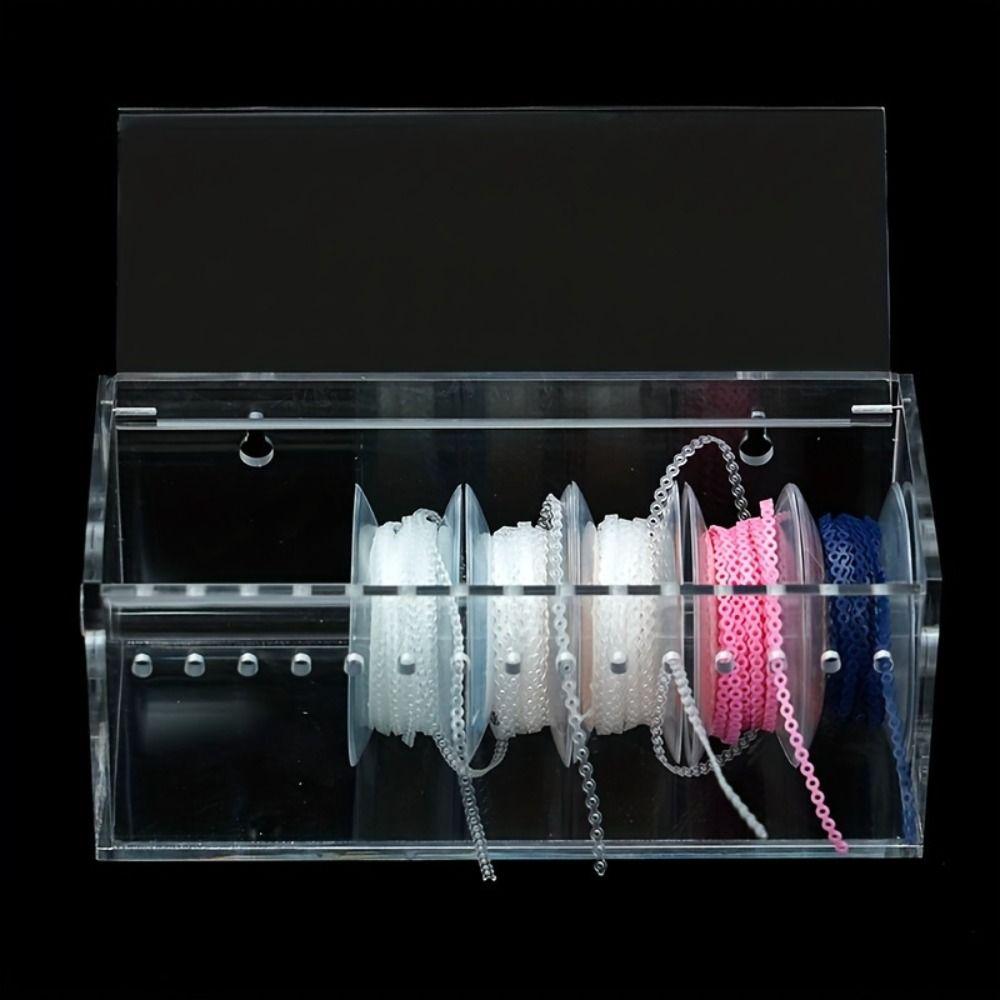 

Save Space Dental Rubber Chain Storage Box 15 Slots Dental Ligature Chain Placing Box For Dental
