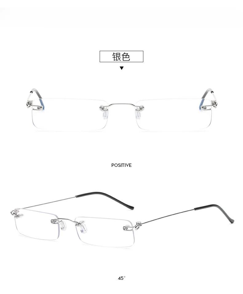 

Держатель для ручки, анти-синий свет, очки без полей для пресбиопии, портативные, с защитой от падения, очки для чтения с высокой четкостью и защитой от усталости +250