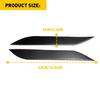 2X Eyelid Headlight Eyebrows Eye Lid Brow Carbon Fiber For 2003-2009 Nissan 350Z