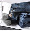 Damen Jeans 2025 Samtgefüttert Elastisch Slim Fit Koreanischer Stil Winterwarm