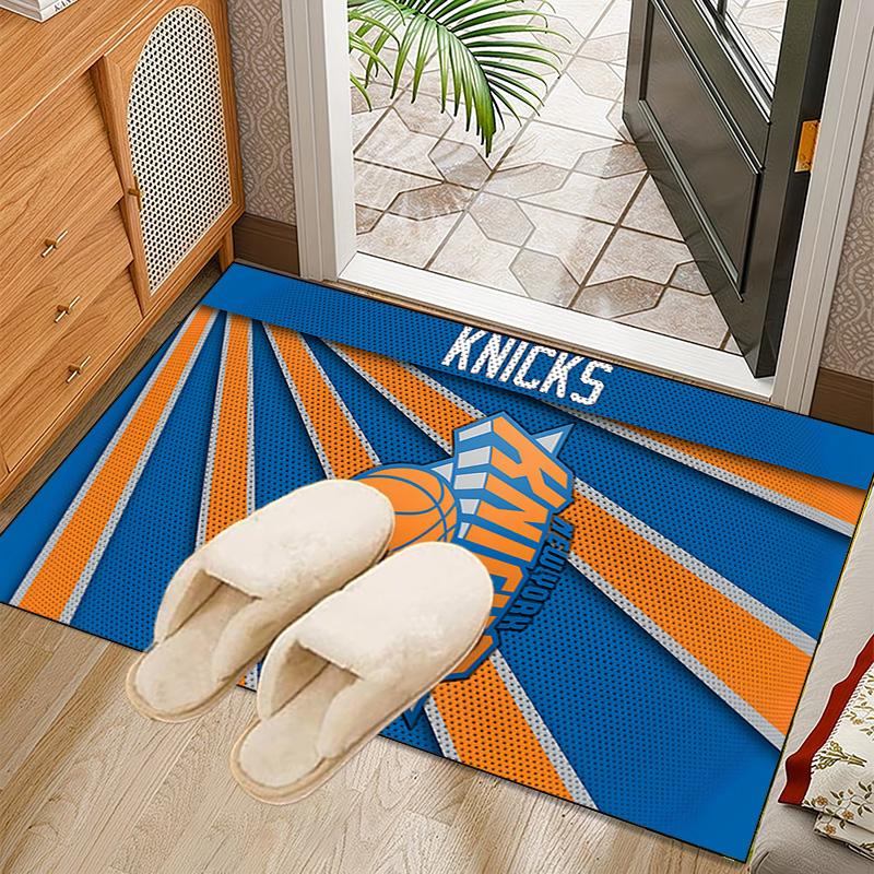 Knicks Logo Teppich Büro Teppich Rutschfeste Matte, Stuhlmatte Bodenbelag für Gaming, Schlafzimmer, Wohnzimmer, Heimdeko Weihnachtsgeschenk